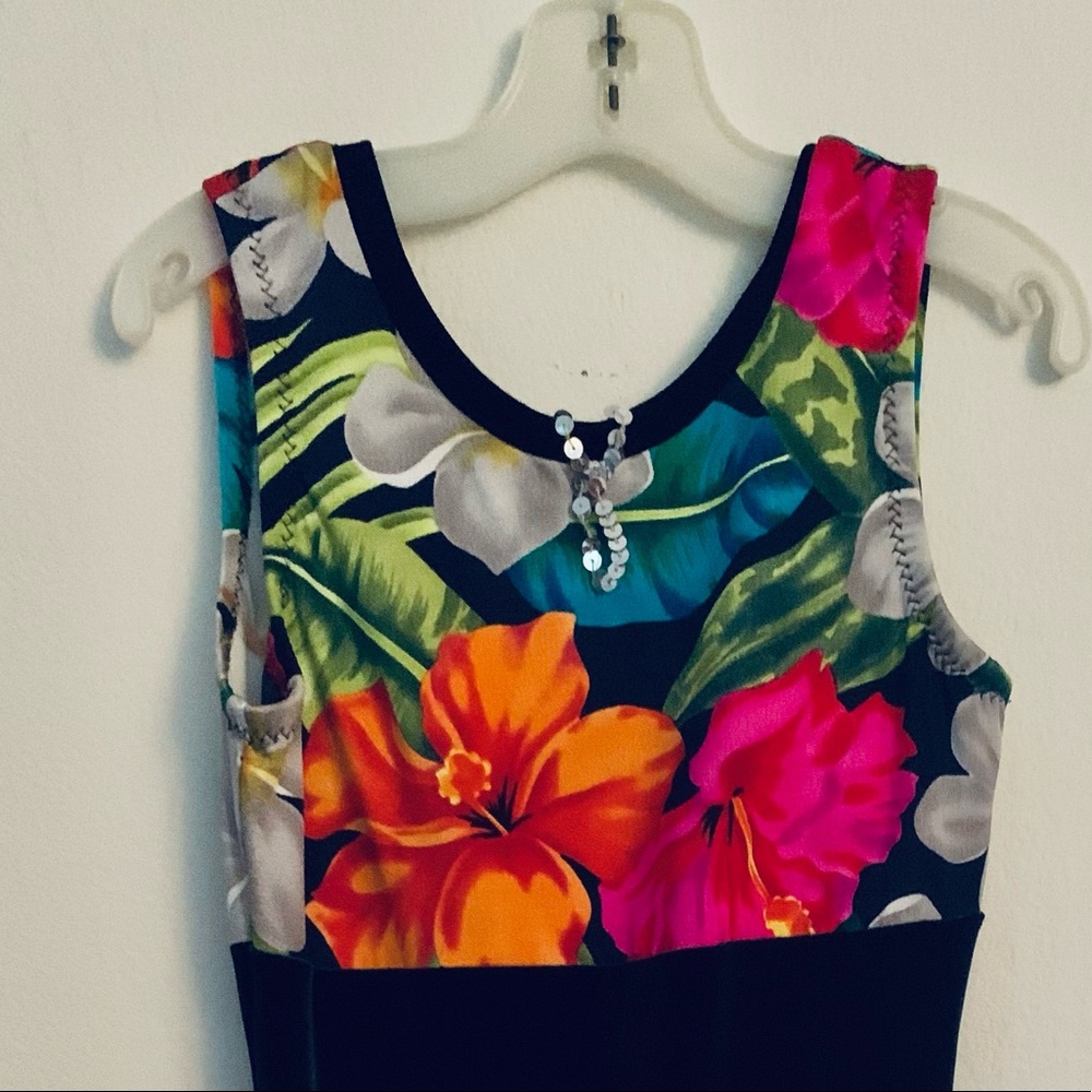 Tropical / Hawaiian Girls Figure Skating Dress